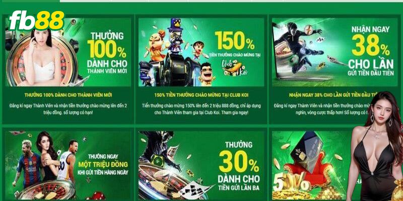 Đa dạng thể loại để người chơi trải nghiệm cùng Fb88